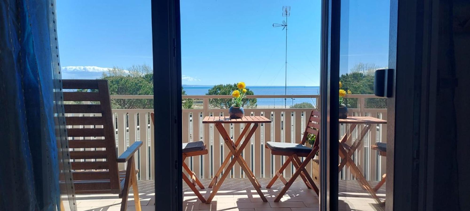Seaview Beach Front Grado Pineta Andromeda Esterno foto