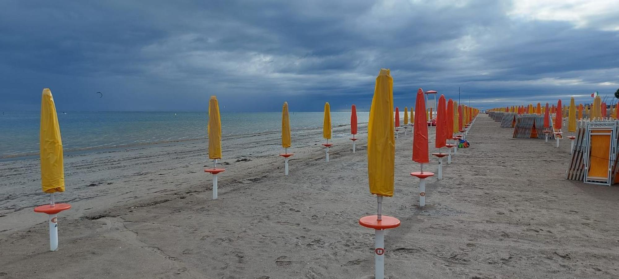 Seaview Beach Front Grado Pineta Andromeda Camera foto